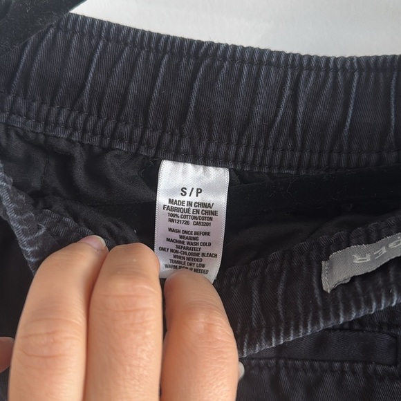 Aeropostale Joggers Pants Athletic Elastic Ankle Black Men's. Size S - Picture 8 of 9